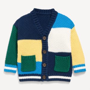 Color-Block Cardigan Sweater for Baby