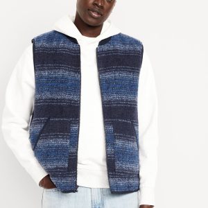 Relaxed Boiled Wool Vest