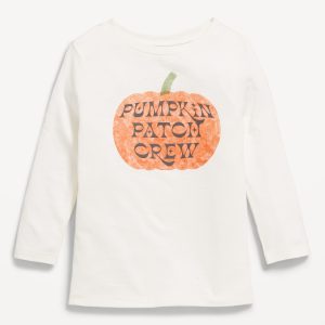 Long-Sleeve Unisex Graphic T-Shirt for Toddler