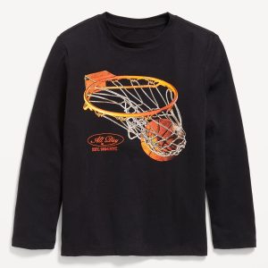 Long-Sleeve Graphic T-Shirt for Boys