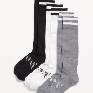 Knee High Go-Dry Soccer Socks 3-Pack for Boys
