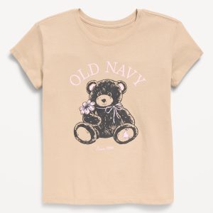 Short-Sleeve Logo-Graphic T-Shirt for Girls