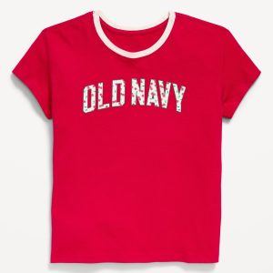 Short-Sleeve Logo-Graphic T-Shirt for Girls
