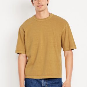 Garment-Dyed Cropped T-Shirt