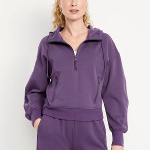 Dynamic Fleece Half-Zip Hoodie Sweatshirt