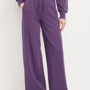 Extra High-Waisted Dynamic Fleece Wide-Leg Sweatpants