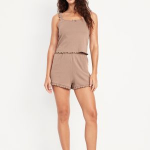 Pointelle Pajama Short Set