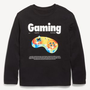 Long-Sleeve Graphic T-Shirt for Boys