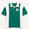 Color-Block Logo-Graphic Polo Shirt for Boys