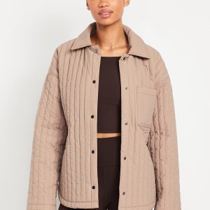 Lightweight Water-Resistant Quilted Jacket