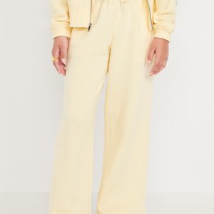 Favorite Fleece High-Waisted Wide-Leg Sweatpants for Girls