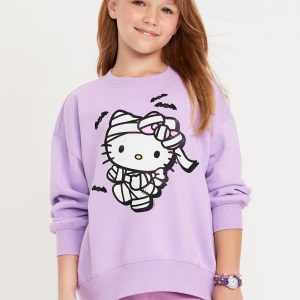 Hello Kitty® Oversized Graphic Tunic Sweatshirt for Girls
