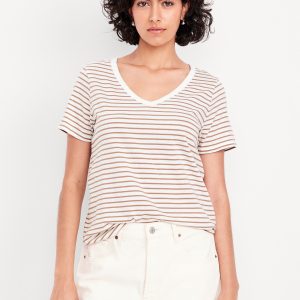 EveryWear V-Neck Striped T-Shirt