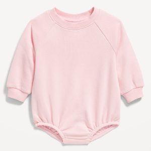 Long-Sleeve Fleece One-Piece Romper for Baby