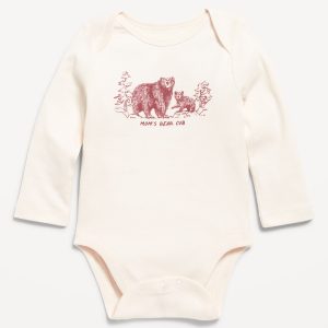 Unisex Long-Sleeve Graphic Bodysuit for Baby