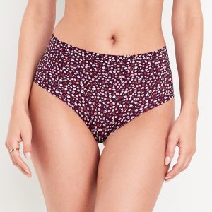 High-Waisted No-Show Brief Underwear