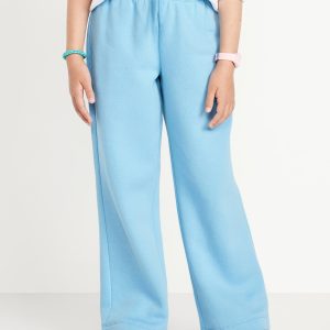 Favorite Fleece High-Waisted Wide-Leg Sweatpants for Girls
