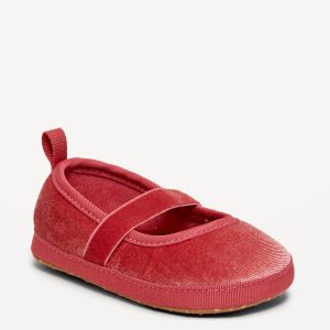 Velvet Ballet Flats for Baby