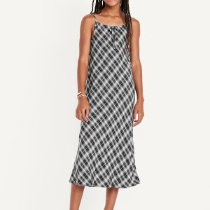 Printed Sleeveless Fit and Flare Maxi Dress for Girls