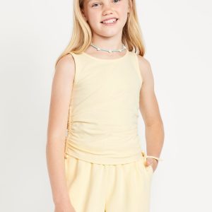 Side-Ruched Tank Top for Girls