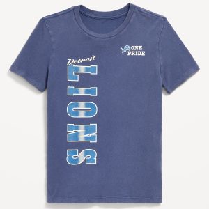 NFL⢠Detroit Lions⢠Gender-Neutral Graphic T-Shirt for Kids
