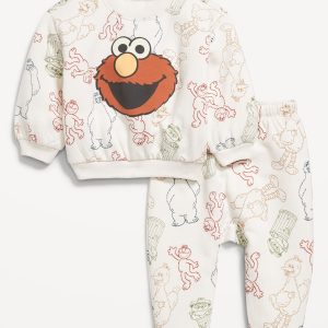Sesame Streetâ„¢ Elmo Graphic Sweatshirt and Pants Set for Baby