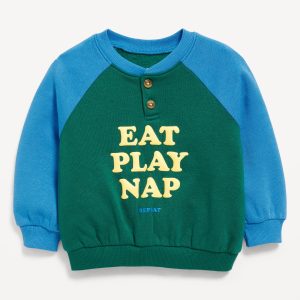 Printed Crew-Neck Sweatshirt for Baby