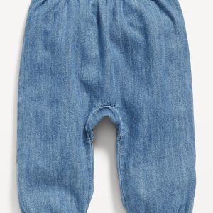 Pull-On Chambray Pants for Baby