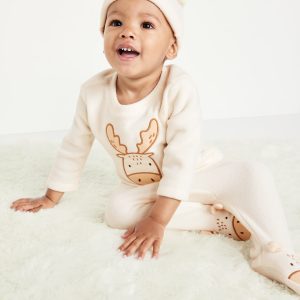 Microfleece Graphic 3-Piece Layette Set for Baby