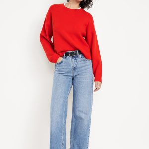 Extra High-Waisted Wide-Leg Jeans