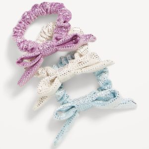 Outtekâ„¢ Sparkle Hair-Ties for Toddler Girls