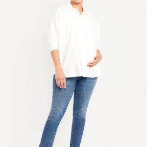 Maternity Full-Panel Vintage Slim Jeans