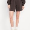 High-Waisted Bounce Fleece Shorts -- 8-inch inseam