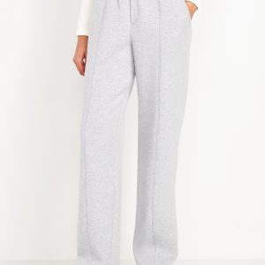 High-Waisted Bounce Fleece Trouser Sweatpants