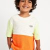 Oversized Color-Block T-Shirt for Toddler Boys