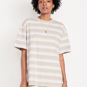 Heavyweight Oversized Striped T-Shirt