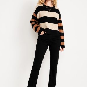 Extra High-Waisted Straight Jeans