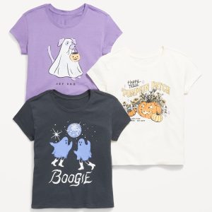 Short-Sleeve Graphic T-Shirt 3-Pack for Girls