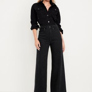 Extra High-Waisted Super Wide-Leg Jeans