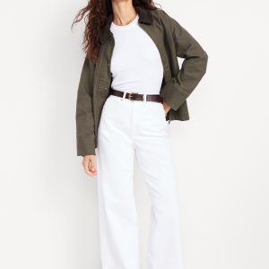 Extra High-Waisted Wide-Leg Jeans