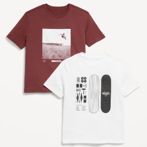 Short-Sleeve Graphic T-Shirt 2-Pack for Boys