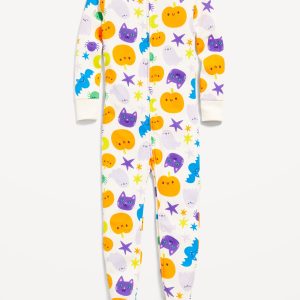 Snug-Fit 2-Way-Zip Pajama One-Piece for Toddler & Baby